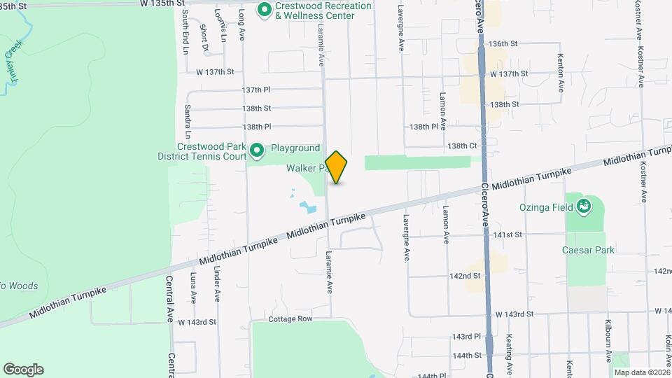 14033 Laramie Ave Map and Location Details