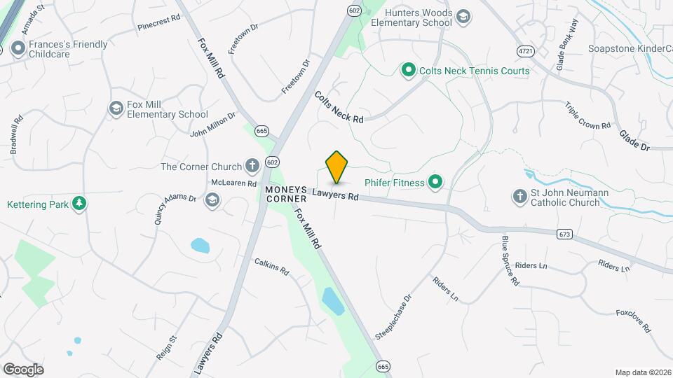 2521 Farrier Ln Map and Location Details