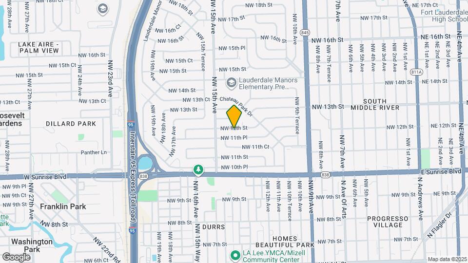 1316 NW 12th St Map and Location Details