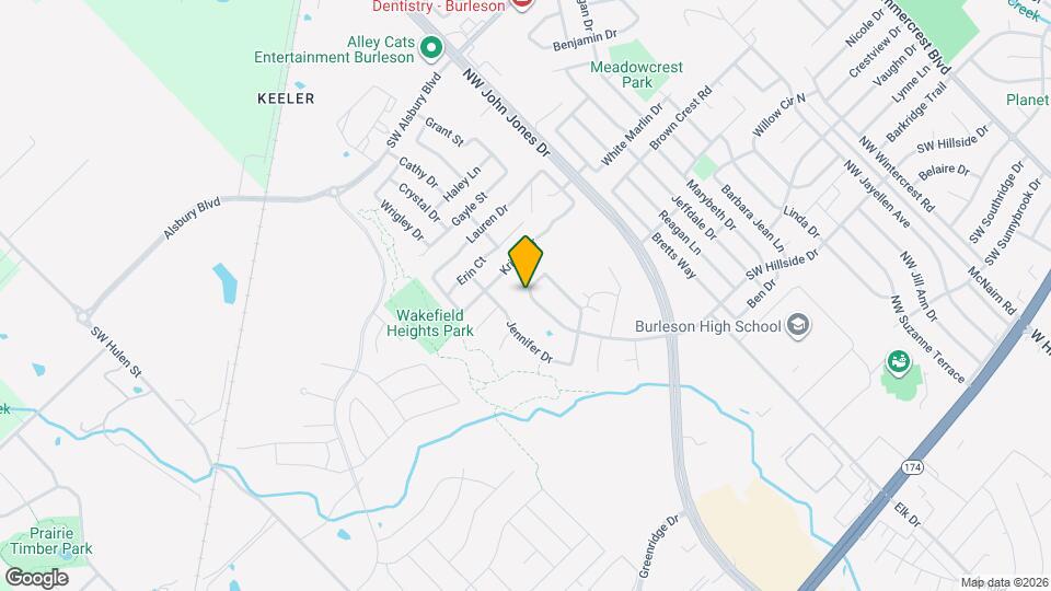 1383 SW Hillside Dr Mapa y Detalles de la Ubicación