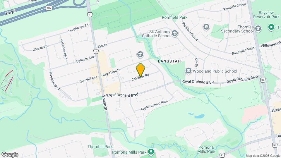 31 Colonsay Rd Map and Location Details