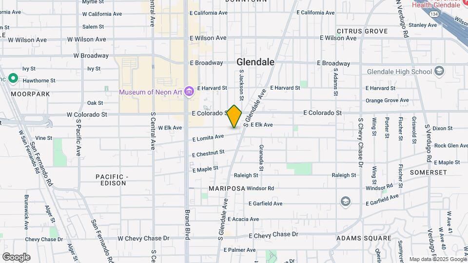 409-413 E Lomita Ave Map and Location Details