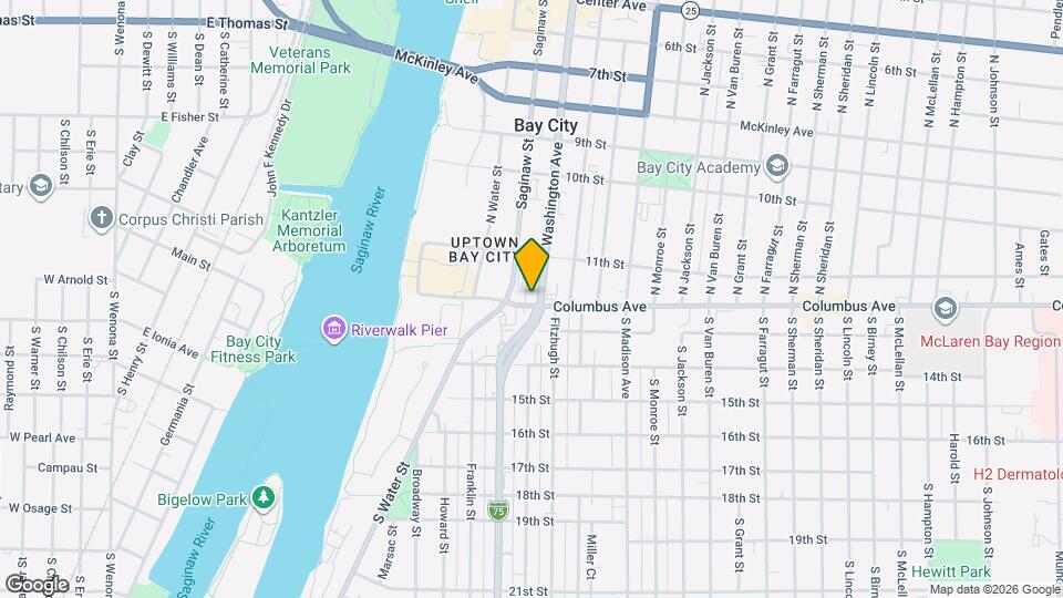 114 Washington Ave, Unit Washington Street Apartments Map and Location Details