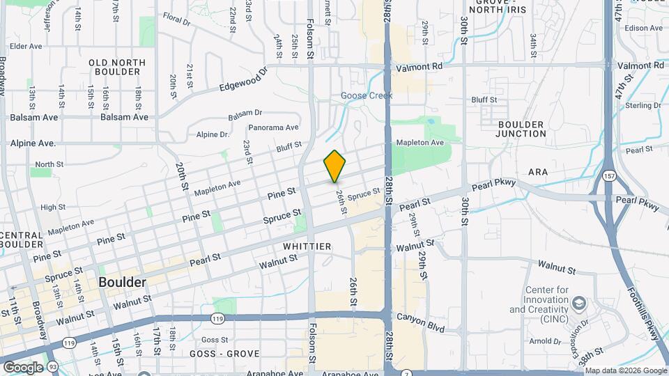 2131 26th St Map and Location Details