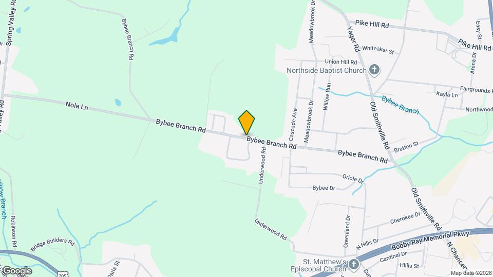 688 Bybee Branch Rd Map and Location Details