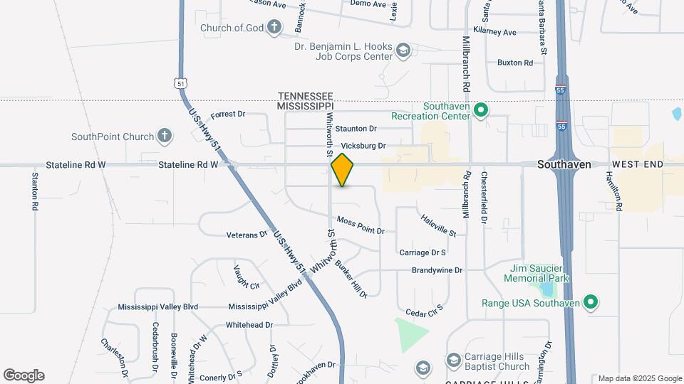 1449 Ticonderoga Dr Map and Location Details