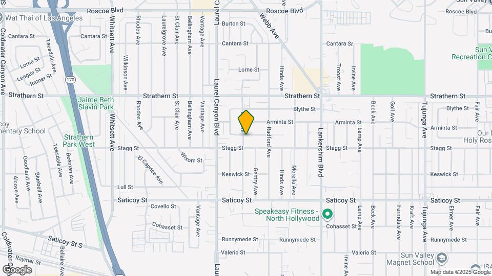 7826 Ben Ave Map and Location Details