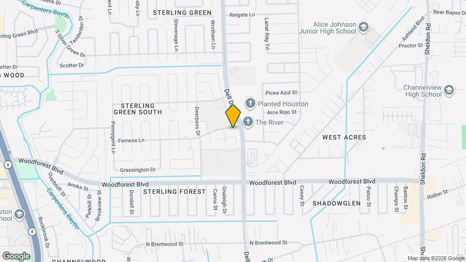15422 Ferness Ln Map and Location Details