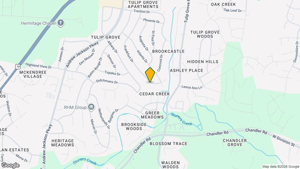 690 Frankfort Dr Map and Location Details