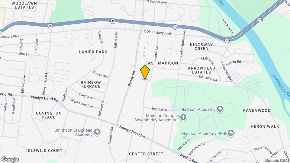 414 Kinsey Blvd Map and Location Details