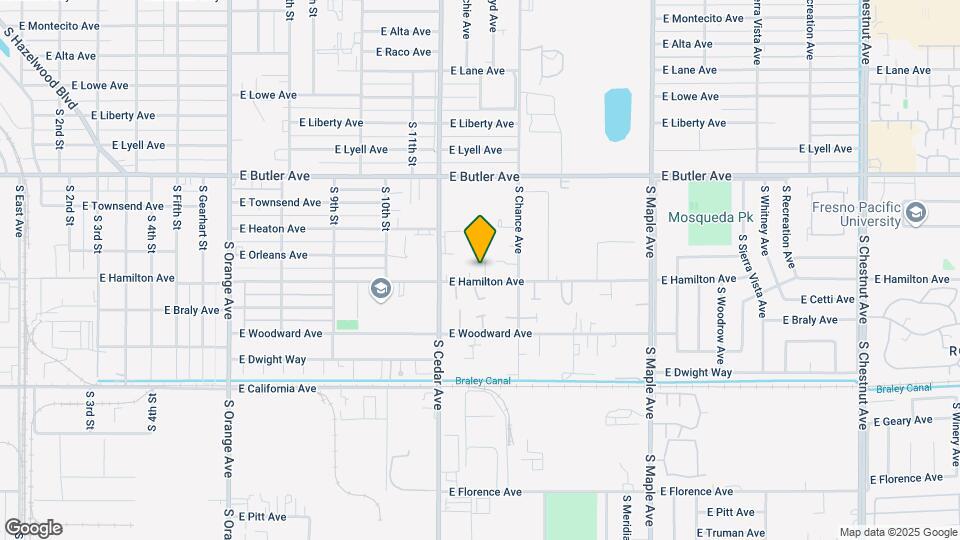 4331 E Hamilton Ave Map and Location Details
