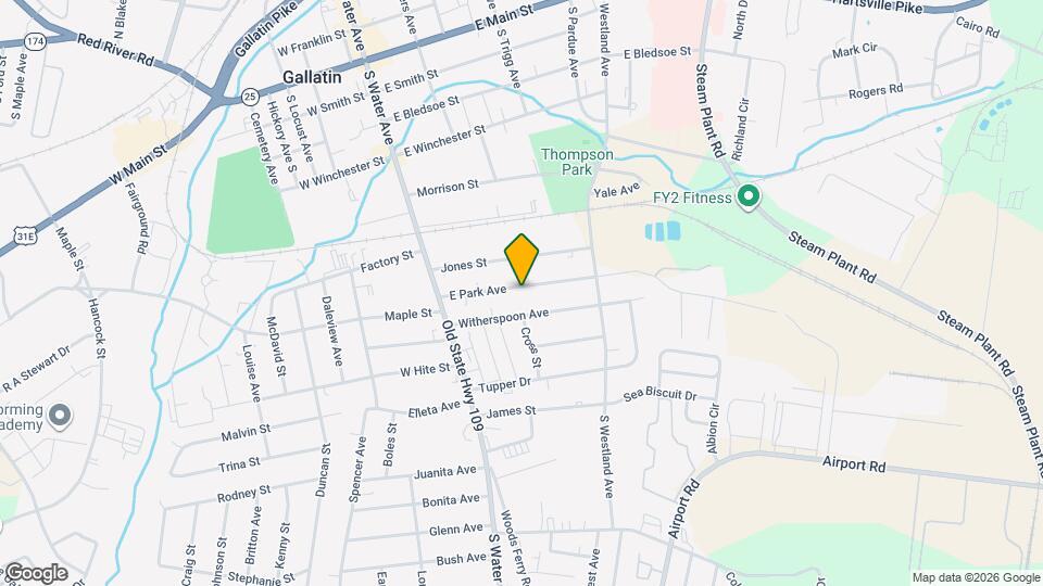 223 E Park Ave Map and Location Details