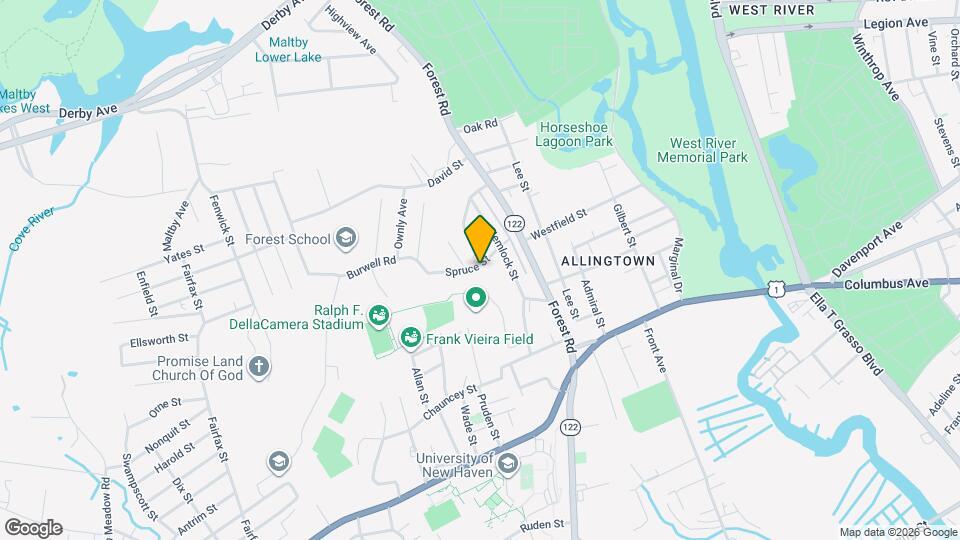 58 Spruce St Mapa y Detalles de la Ubicación