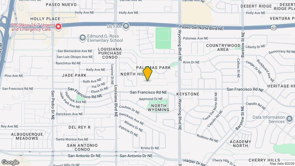 7401 Scotts Pl NE Map and Location Details