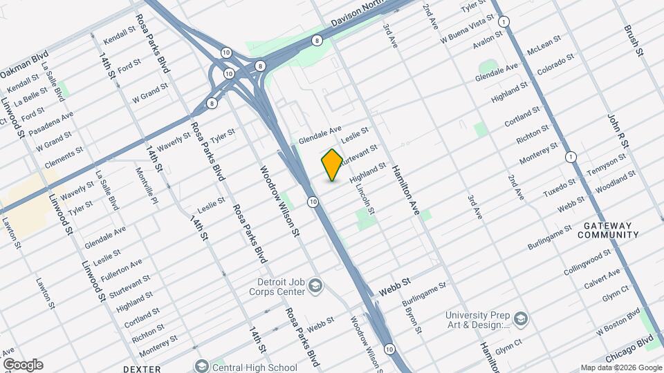 376 Highland St Mapa y Detalles de la Ubicación