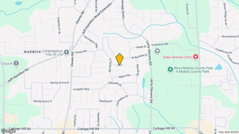 8361 Jeptha Ct Map and Location Details