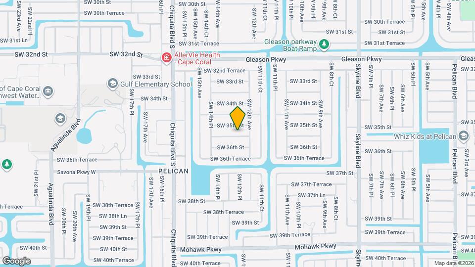 1217 SW 35th Terrace Mapa y Detalles de la Ubicación