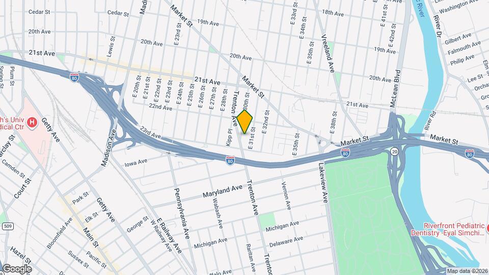 719-723 E 30th St Map and Location Details