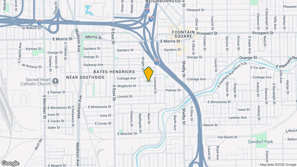 834 Weghorst St Map and Location Details