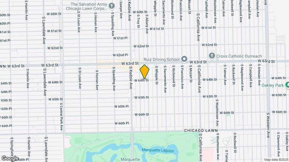 3112 W 64th St Map and Location Details