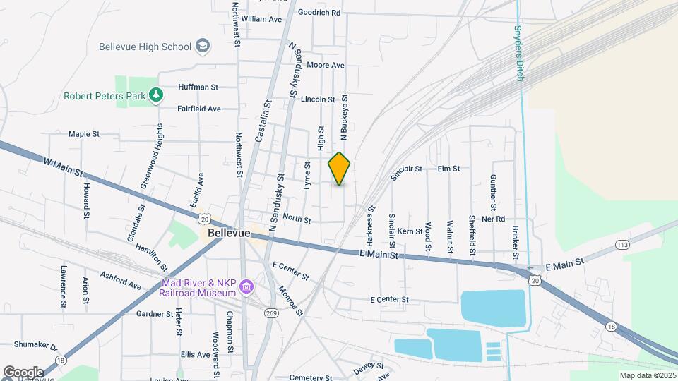 171 N Buckeye St Map and Location Details