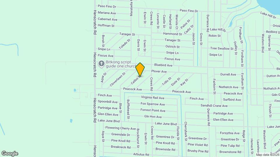 1057 Cellini St Map and Location Details
