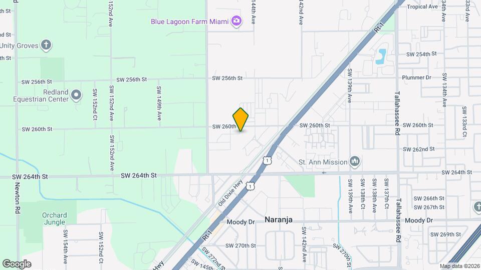 26103 SW 145th Ave Map and Location Details