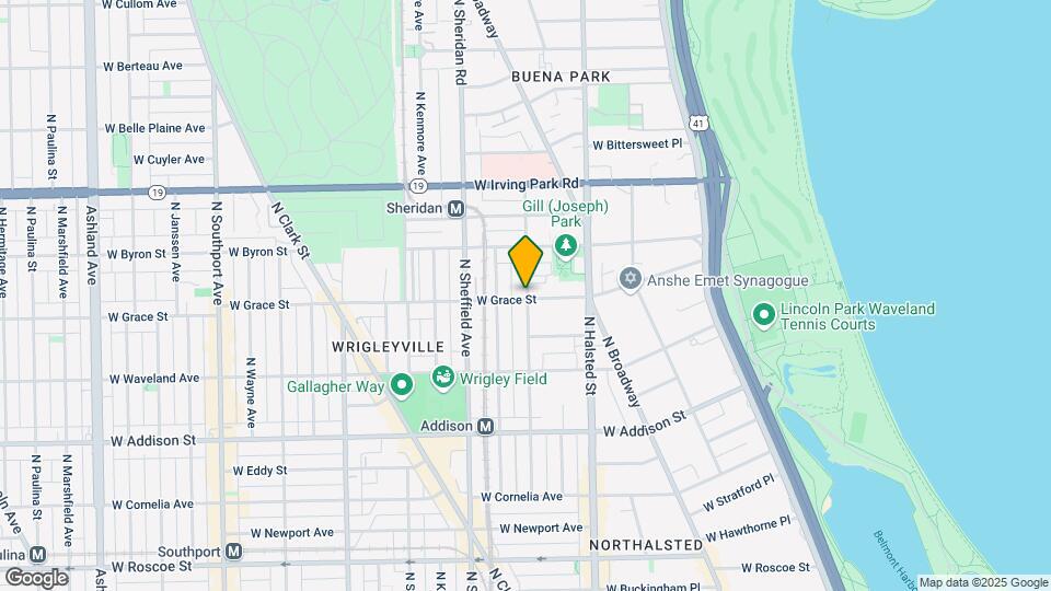 3815 N Fremont St, Unit 2W Map and Location Details