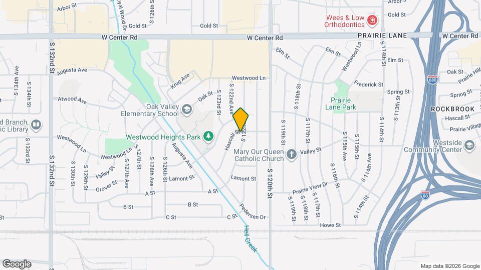 3302 S 122nd St Map and Location Details