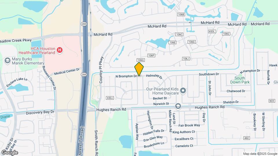 1011 E Brompton Dr Map and Location Details