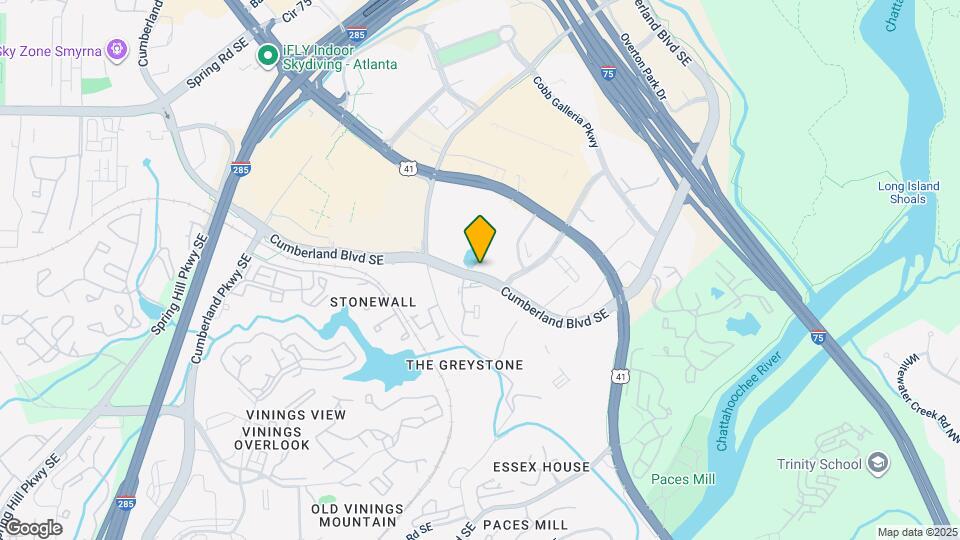 Vinings Lofts and Apartments Map and Location Details