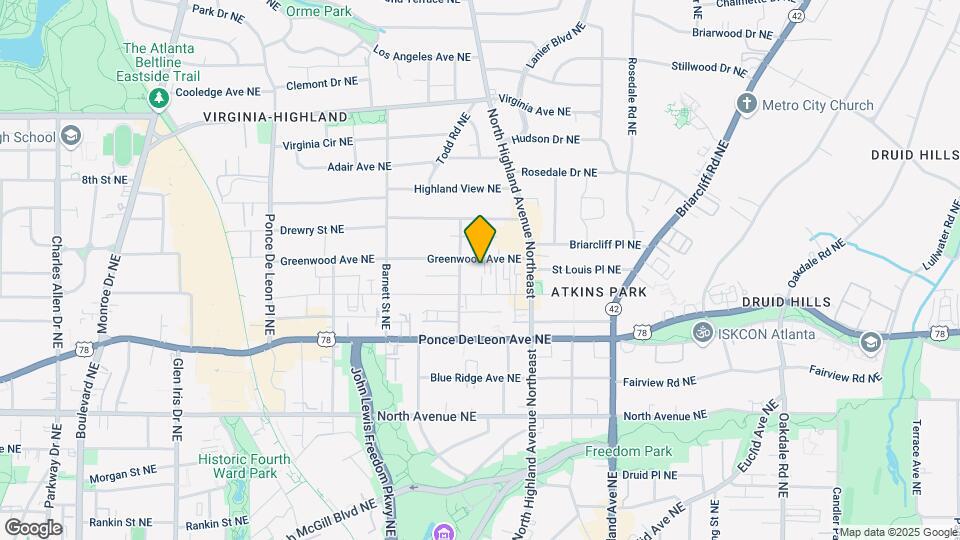 995 Greenwood Ave Map and Location Details