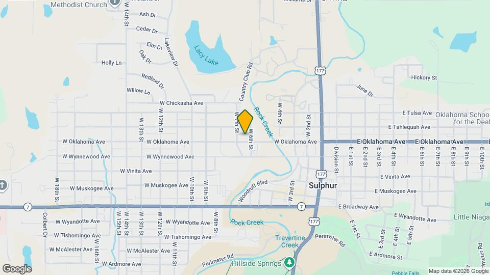 602 W Oklahoma Ave Map and Location Details