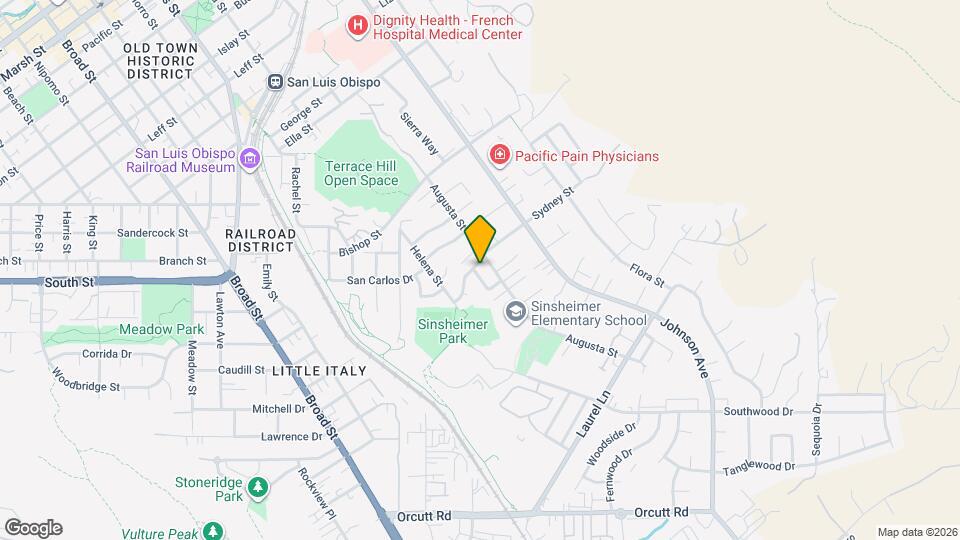 2516 Greta Pl Map and Location Details