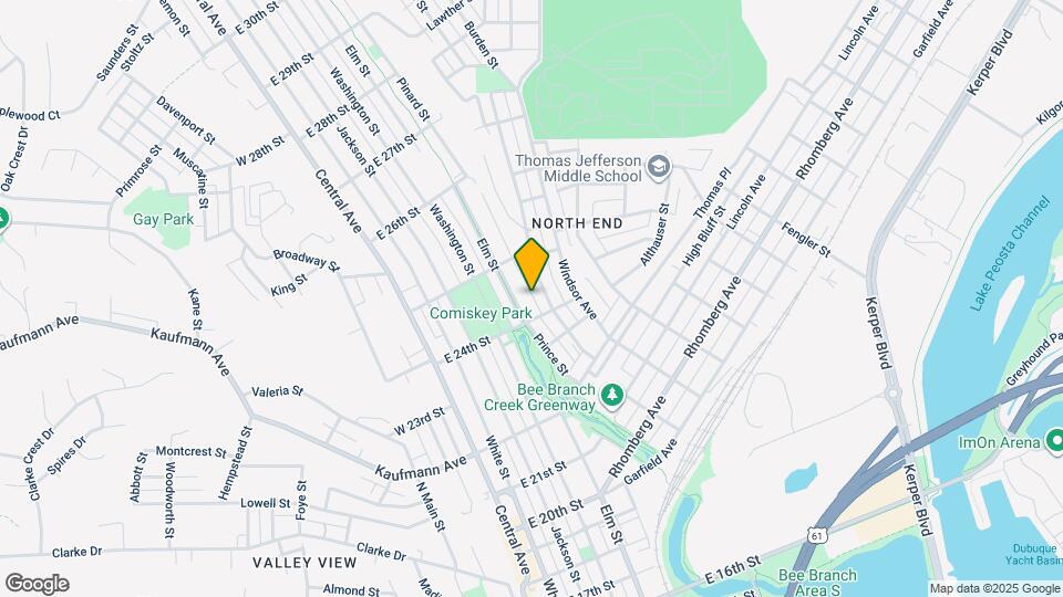 2425 Pinard St Map and Location Details