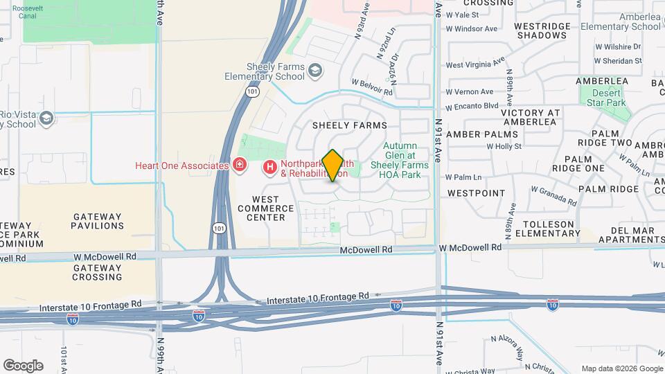 9406 W Berkeley Rd Map and Location Details