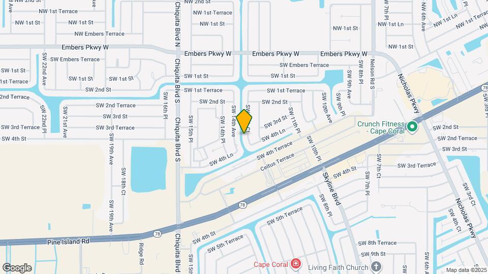 308 SW 13th Ct Map and Location Details