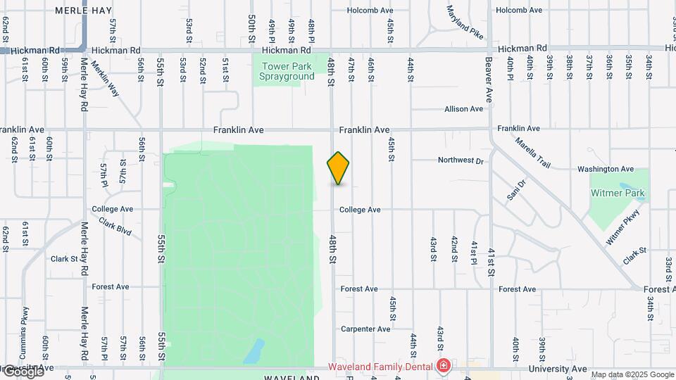 1623 48th St Map and Location Details