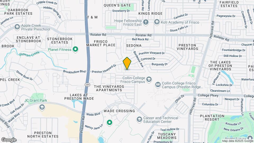 9705 Carmel Valley Dr Map and Location Details