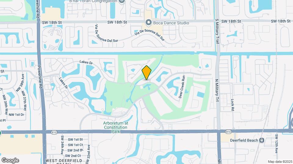 2527 Lakes Dr Mapa y Detalles de la Ubicación