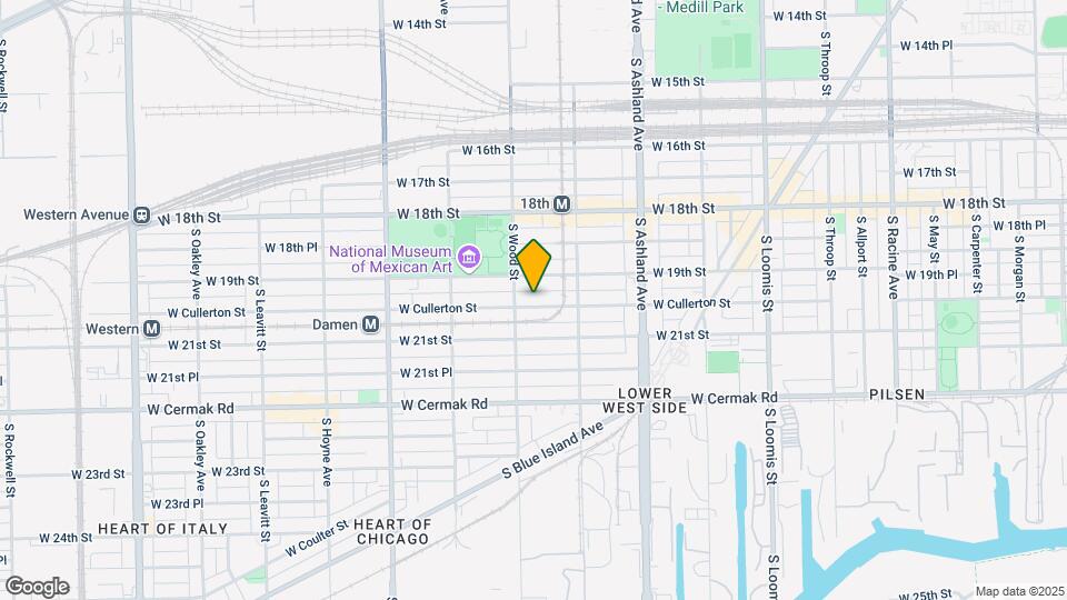 1742 W Cullerton St Map and Location Details