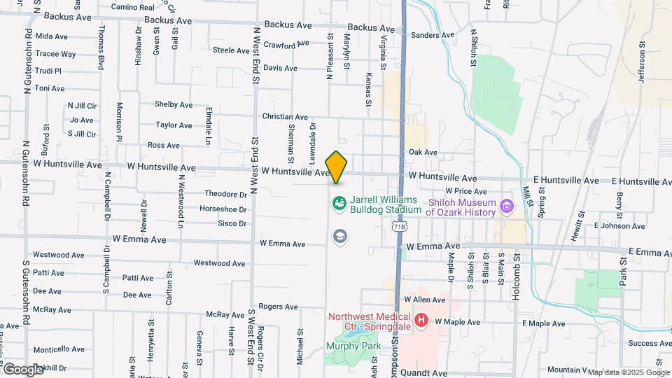 417 N Pleasant St Map and Location Details