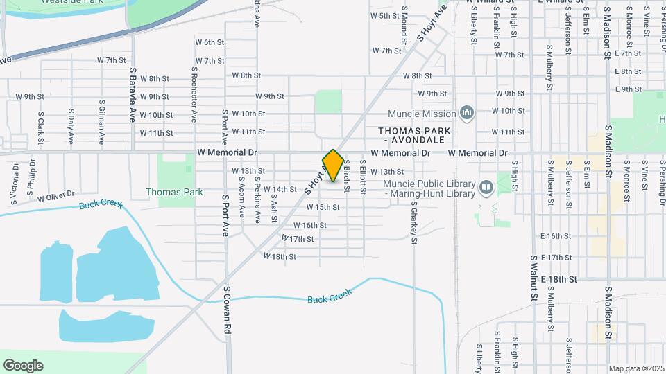 1112 W 14th St Mapa y Detalles de la Ubicación