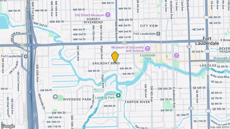 908 W Las Olas Blvd Map and Location Details