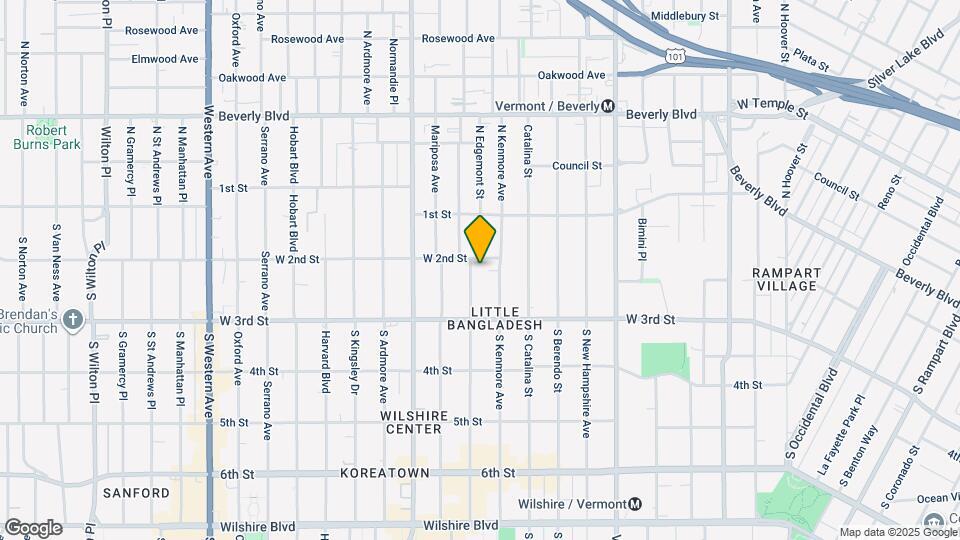 214 S Alexandria Ave Map and Location Details