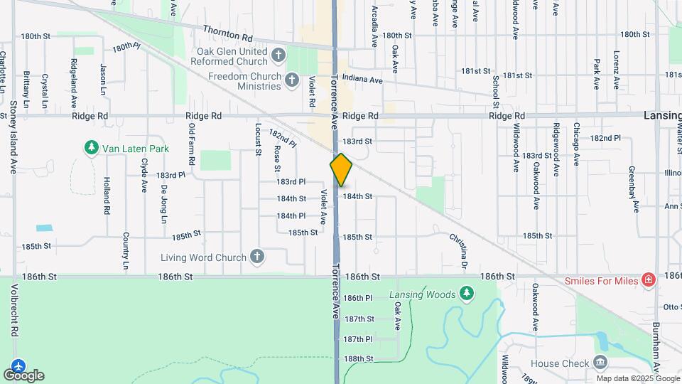 18381 Torrence Ave Map and Location Details