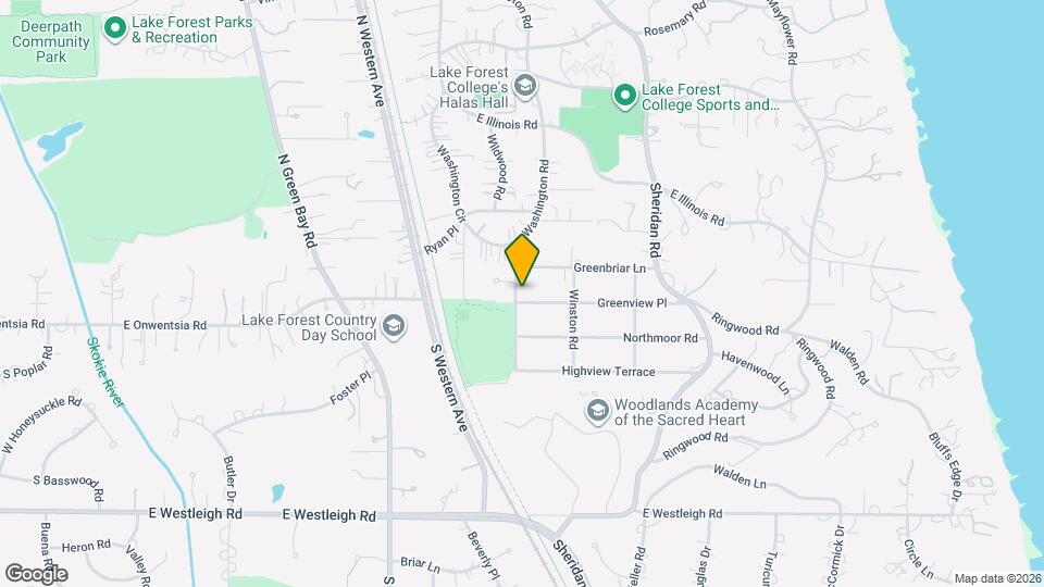 616 Greenview Pl Map and Location Details