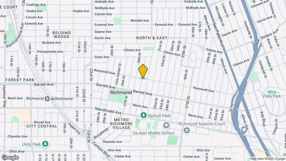 572 29th St Map and Location Details