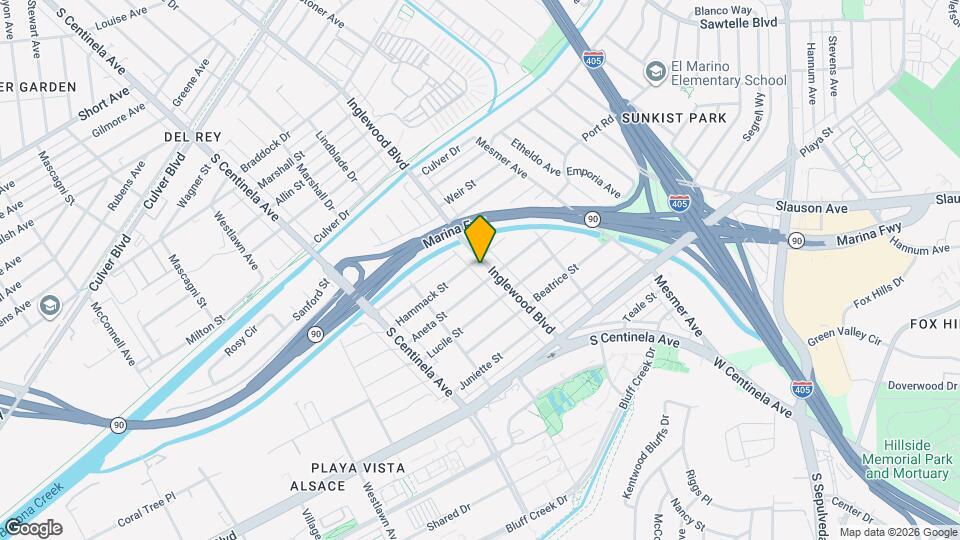 5361 Inglewood Blvd Map and Location Details