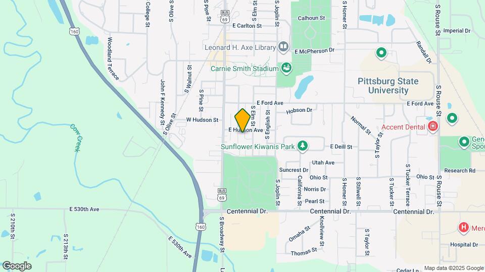 2005 S Locust St Map and Location Details